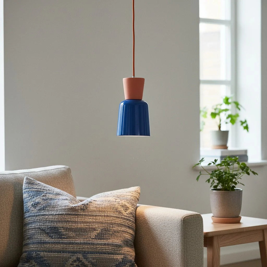 Jesper Modern Colored Iron-Ceramic Pendant Light
