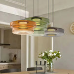 Load image into Gallery viewer, Oberon Creative Multi-Disc Glass Pendant Light