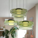 Load image into Gallery viewer, Oberon Creative Multi-Disc Glass Pendant Light