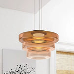 Load image into Gallery viewer, Jonas Creative Glass Pendant Light amber 3layer