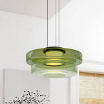 Load image into Gallery viewer, Jonas Creative Glass Pendant Light green 2layer