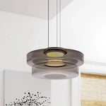 Load image into Gallery viewer, Jonas Creative Glass Pendant Light grey 2layer
