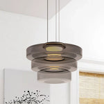 Load image into Gallery viewer, Jonas Creative Glass Pendant Light grey 3layer