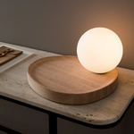 Load image into Gallery viewer, Katri Minimalist Opaline Globe Table Lamp