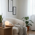 Load image into Gallery viewer, Katri Minimalist Opaline Globe Table Lamp