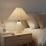 Load image into Gallery viewer, Matteo Minimalist Raffia Ceramic Base Table Lamp