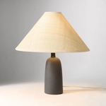 Load image into Gallery viewer, Matteo Minimalist Raffia Ceramic Base Table Lamp