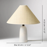 Load image into Gallery viewer, Matteo Minimalist Raffia Ceramic Base Table Lamp