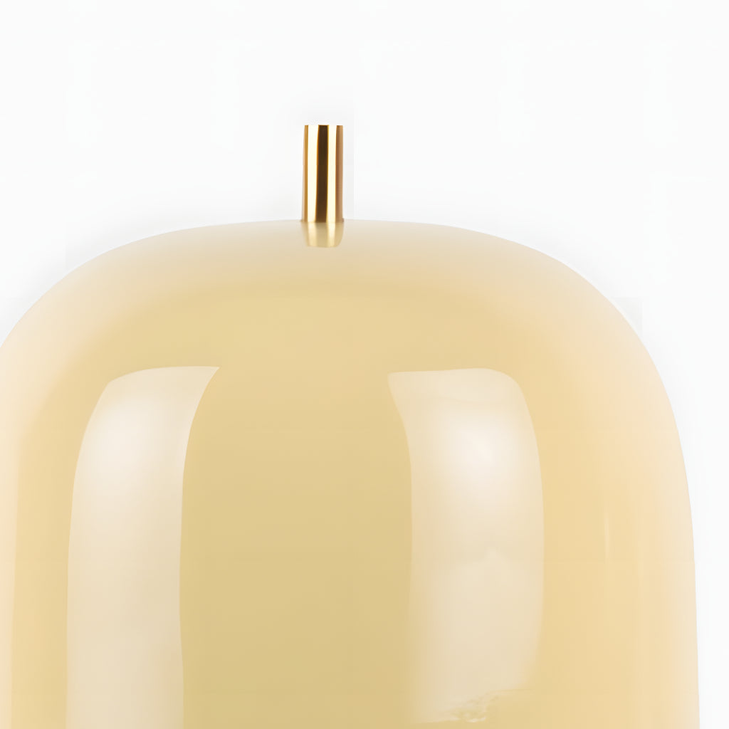 Mid-Century Metal Mushroom Dome Table Lamp