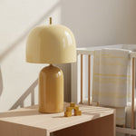 Load image into Gallery viewer, Mid-Century Metal Mushroom Dome Table Lamp
