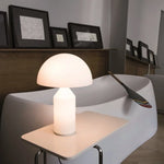 Load image into Gallery viewer, Corvin Modern Mushroom Shaped Metal Table Lamp