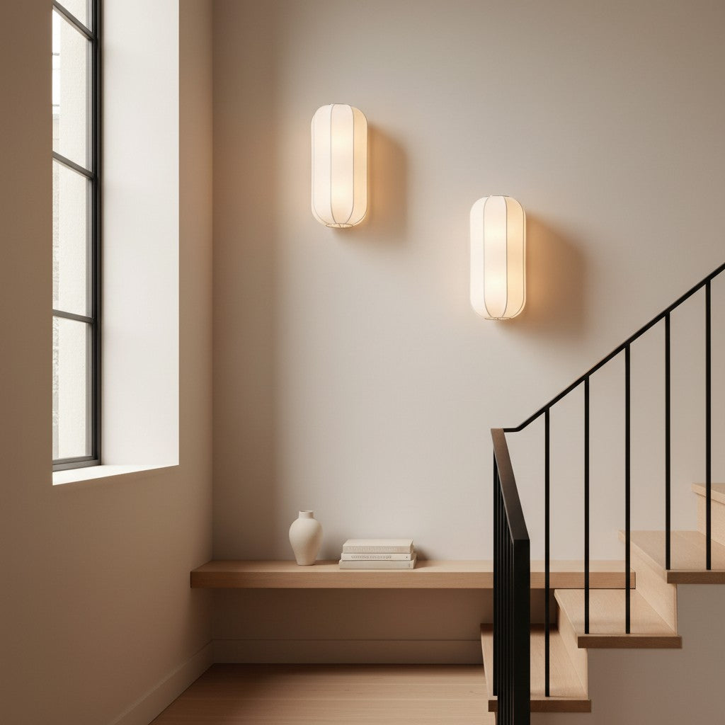 Applique murale lanterne naturelle style bohème chic moderne