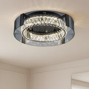 Modern Crystal LED Flush Mount Ceiling Light