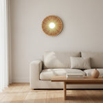 Charger l'image dans la visionneuse de la galerie, Applique murale ronde moderne et minimaliste en résine et verre