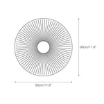 Charger l'image dans la visionneuse de la galerie, Applique murale ronde moderne et minimaliste en résine et verre