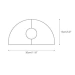 Charger l'image dans la visionneuse de la galerie, Applique murale ronde moderne et minimaliste en résine et verre