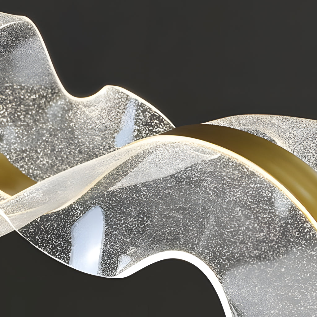 Suspension moderne minimaliste de style vague