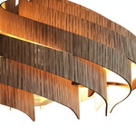 Load image into Gallery viewer, Modern Handmade Solid Oak Pinecone Pendant Light