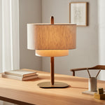 Load image into Gallery viewer, Modern Fabric Pebble Silhouette Table Lamp