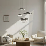 Load image into Gallery viewer, Oberon Creative Multi-Disc Glass Pendant Light