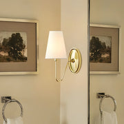 Kynance Retro Metal Linen Shade Wall Sconce