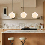 Load image into Gallery viewer, Jemima Retro Ribbed Frosted White Glass Pendant Light