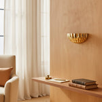 Charger l'image dans la visionneuse de la galerie, Applique murale rétro en céramique à pétales de fleurs