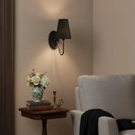 Load image into Gallery viewer, Kynance Retro Metal Linen Shade Wall Sconce