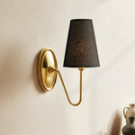 Load image into Gallery viewer, Kynance Retro Metal Linen Shade Wall Sconce