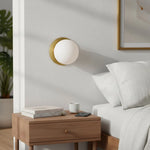 Load image into Gallery viewer, Rowan Minimalist Globe Glass Wall Sconce