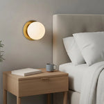 Load image into Gallery viewer, Rowan Minimalist Globe Glass Wall Sconce