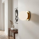 Load image into Gallery viewer, Rowan Minimalist Globe Glass Wall Sconce