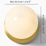 Load image into Gallery viewer, Rowan Minimalist Globe Glass Wall Sconce