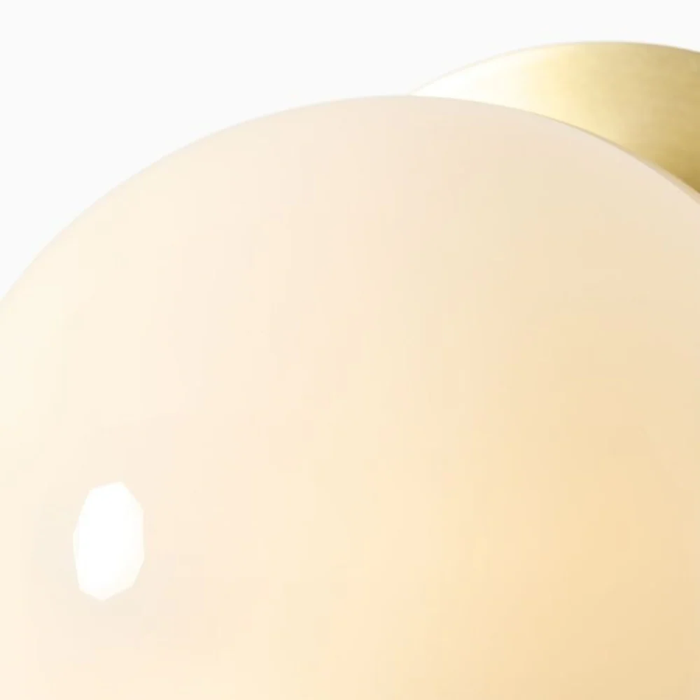 Rowan Minimalist Globe Glass Wall Sconce