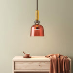 Charger l'image dans la visionneuse de la galerie, Suspension scandinave artisanale en forme de galets de verre colorés