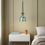 Charger l'image dans la visionneuse de la galerie, Suspension scandinave artisanale en forme de galets de verre colorés