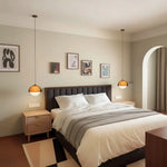 Load image into Gallery viewer, Signe Bauhaus Vintage Acrylic Pendant Light