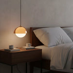 Load image into Gallery viewer, Signe Bauhaus Vintage Acrylic Pendant Light