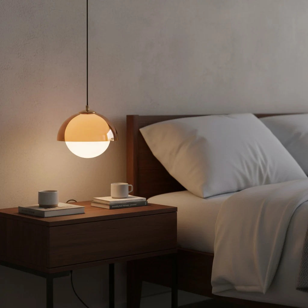 Signe Bauhaus Vintage Acrylic Pendant Light