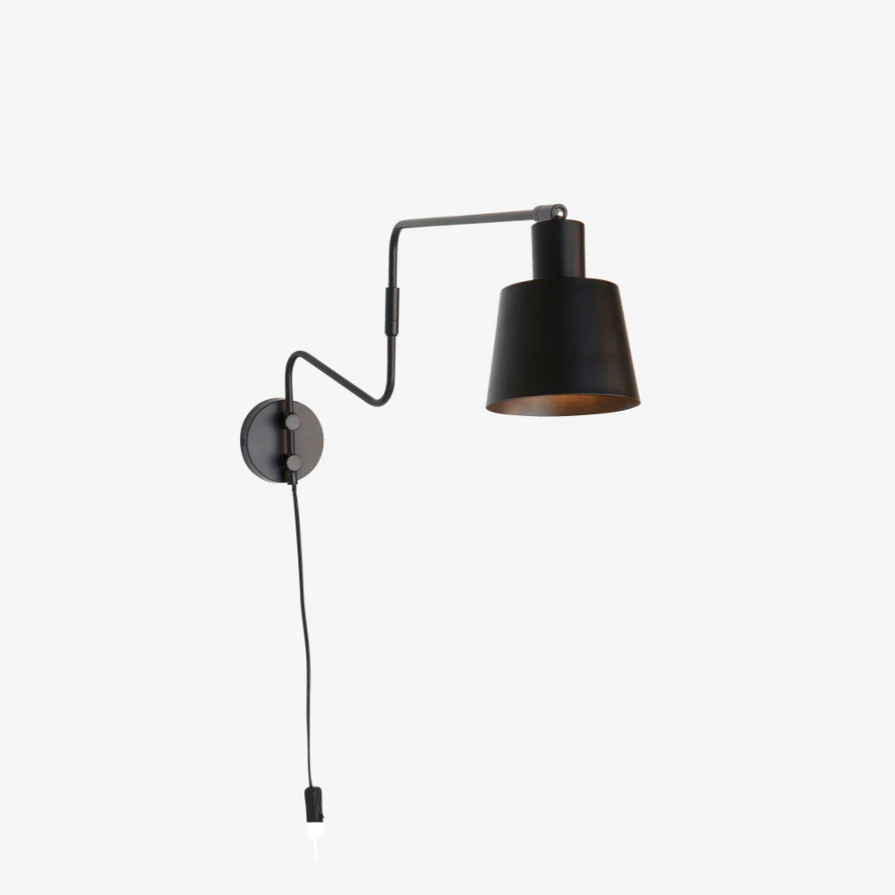 Torsten Minimalist Swing Arm Wall Light