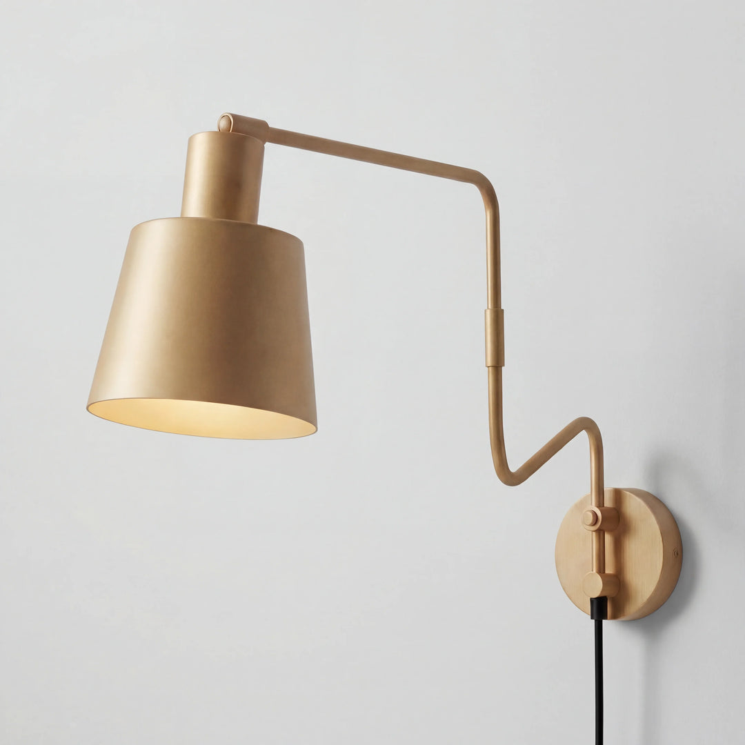 Torsten Minimalist Swing Arm Wall Light