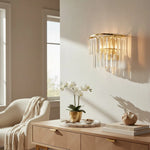Load image into Gallery viewer, Varen Luxury Double Layer Glass Wall Sconce