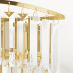 Load image into Gallery viewer, Varen Luxury Double Layer Glass Wall Sconce
