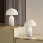 Load image into Gallery viewer, Corvin Modern Mushroom Shaped Metal Table Lamp